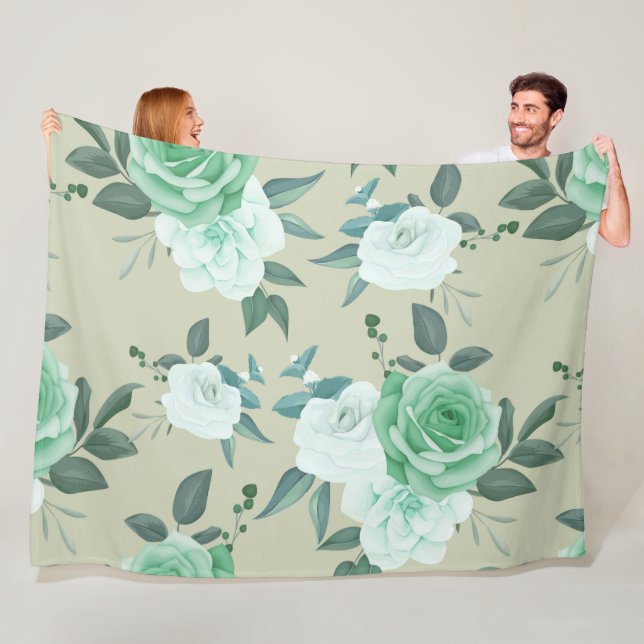 geliebte Blüte Fleecedecke (Beispiel)