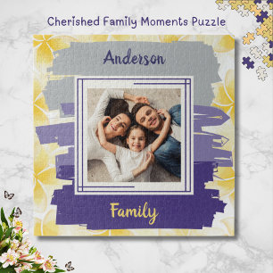 Geliebte Familienmomente Foto-Puzzle