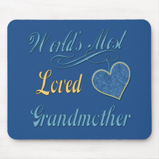 Geliebte Großmutter der Welt die Mousepad (Vorne)