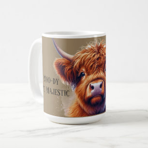 Geliebte Highland-Kuh Moody Majestätisch Kaffeetasse