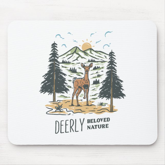 Geliebte Natur Mousepad (Vorne)