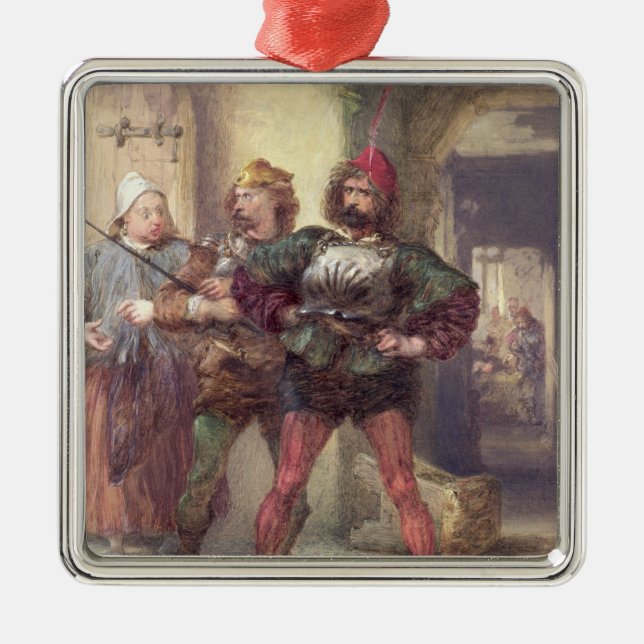 Geliebte schnell, Nym und Bardolph Silbernes Ornament (Vorne)