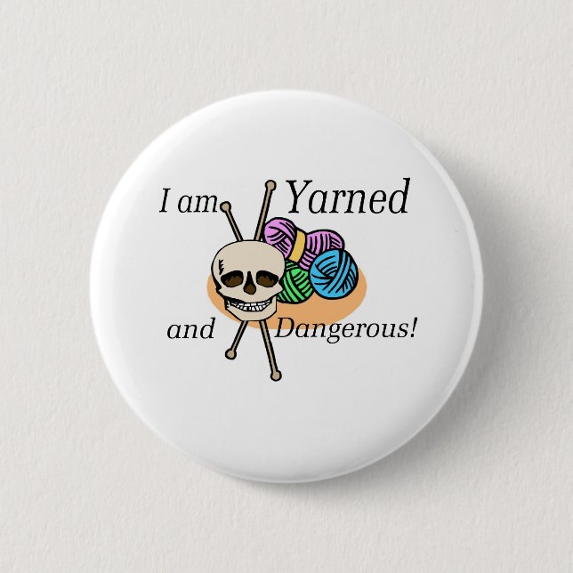 Geliebte und gefährliche T - Shirt und Geschenke. Button (Vorderseite)