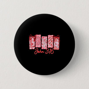 Geliebter Johannes 3 16 Christ Liebt Valentinstag Button