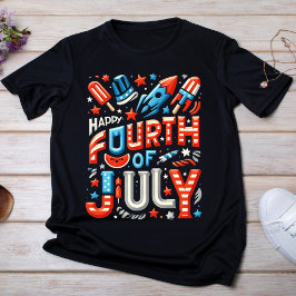 Geliebter Roter, Weißer und Blauer Amerikanische U T-Shirt