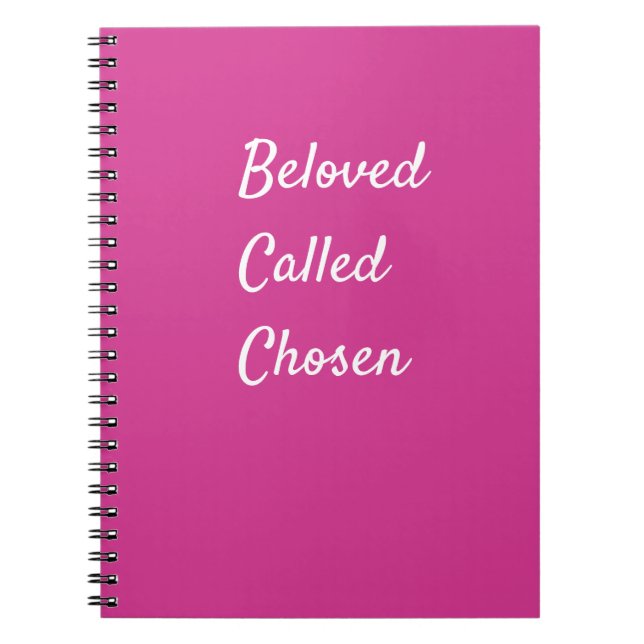 Geliebtes, als Chosen6.5" x 8.75" klassisches Note Notizblock (Vorderseite)