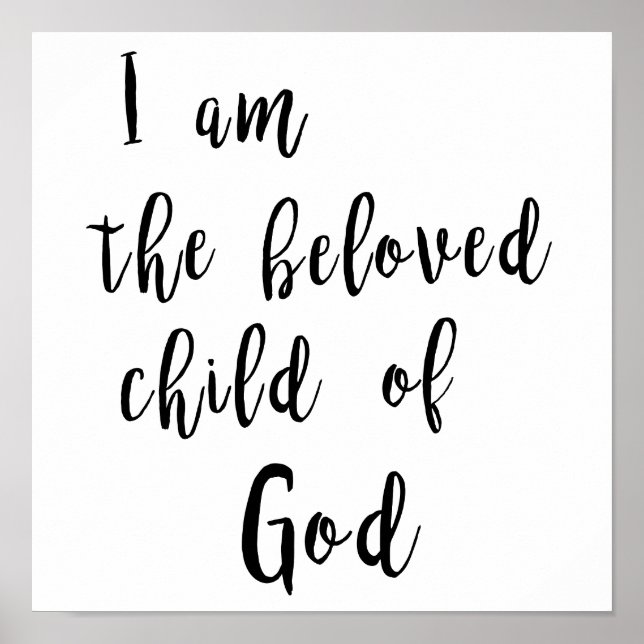 Geliebtes Kind Gottes - Poster (Vorne)