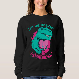 Geliebtes L Initial Lass mich an deinem Valentinst Sweatshirt