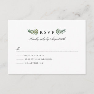 Geliebtes lieb UAWG RSVP Karte