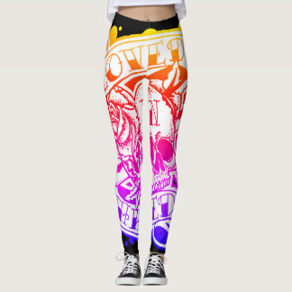 Geliebtes N hasste Logo Leggings