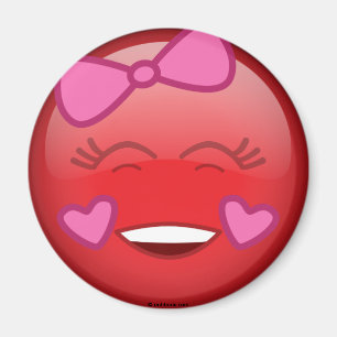 Geliebtes Rot Magnet