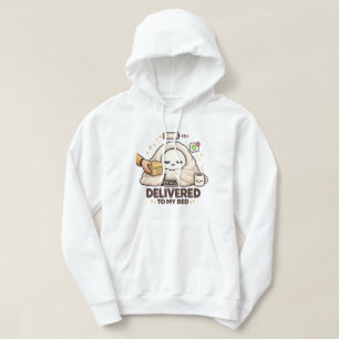 Geliefert an mein Bett – Lustig Faul Hoodie