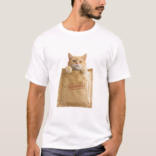 Geliefertes Katzenpaket Überraschung T-Shirt