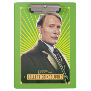 Gellert Grindelwald Character Graphic Klemmbrett