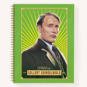 Gellert Grindelwald Character Graphic Notizbuch