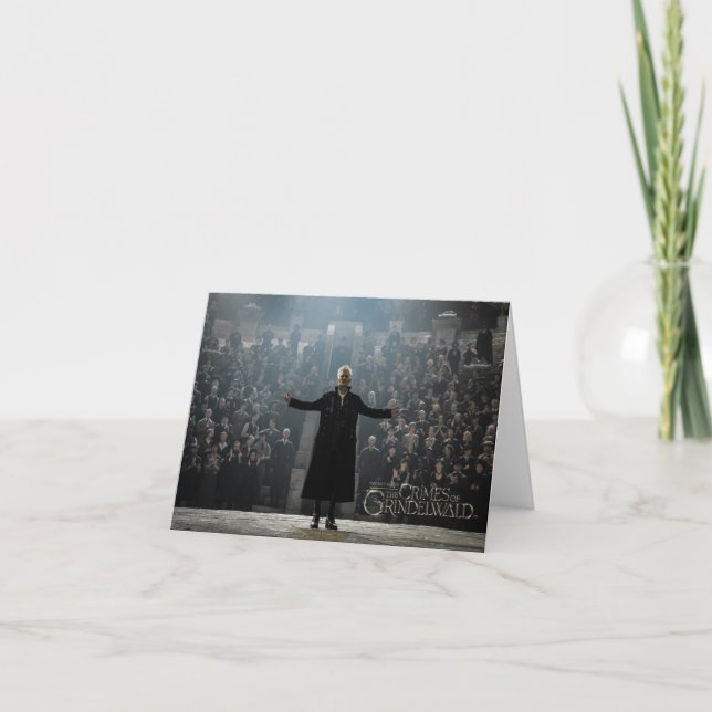 GELLERT GRINDELWALD™'s Speech Foto Karte (Vorderseite)