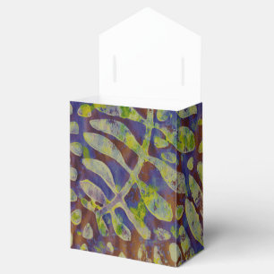 Gelli Druck-Schablone-abstrakte Kunst Geschenkschachtel