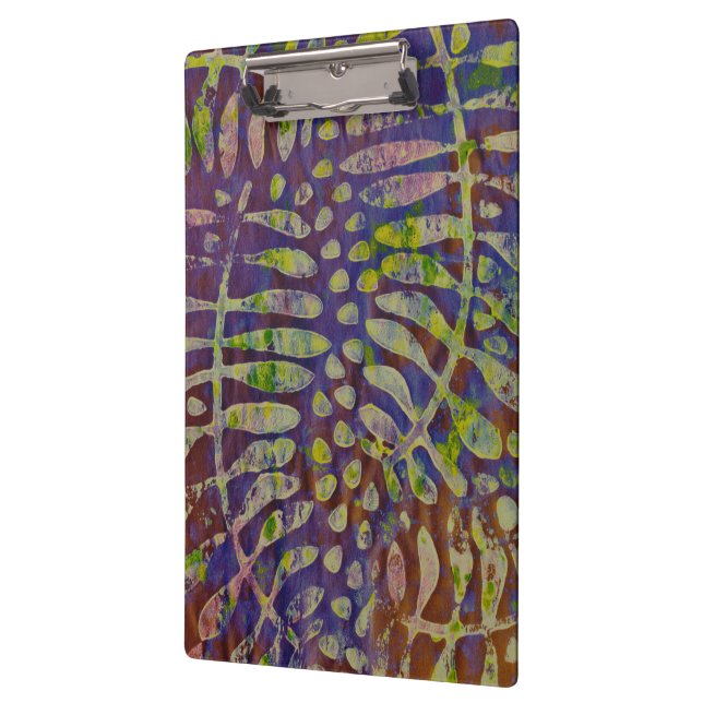 Gelli Print Stift Abstrakte Kunst Klemmbrett (Links)