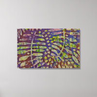 Gelli Print Stift Abstrakte Leinwand Kunst, Dichtu