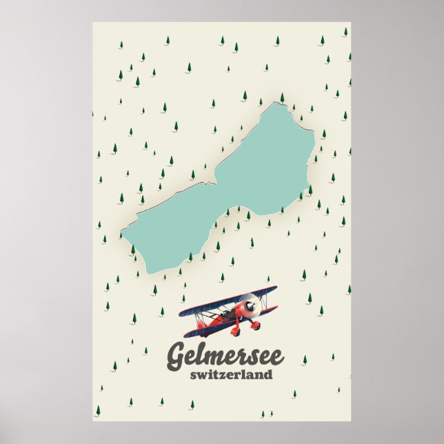 Gelmersee Schweiz See Poster (Vorne)