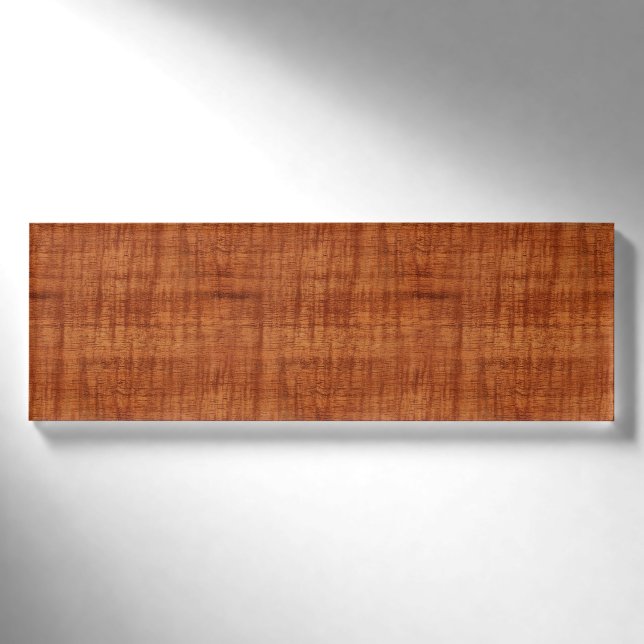 Gelockte Akazien-hölzerner Korn-Blick Namenschild (Vorderseite)