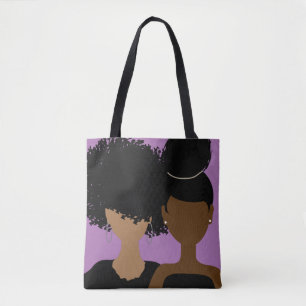 Gelockte Mädchen SCHWESTERN Taschen-Tasche Tasche