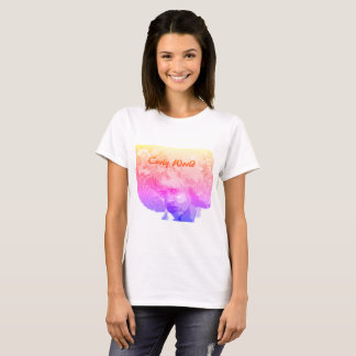 Gelocktes Weltt-shirt T-Shirt