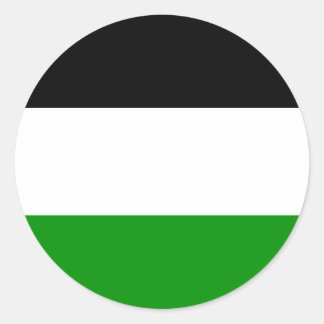 Gelsenkirchen, deutsche Flagge Runder Aufkleber