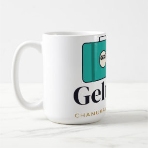 Gelt Reise Chanukah Hanukkah Gelt Pun Tasse
