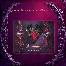 Gelübde jenseits des Schleiers – Gotische Hochzeit Gästebuch