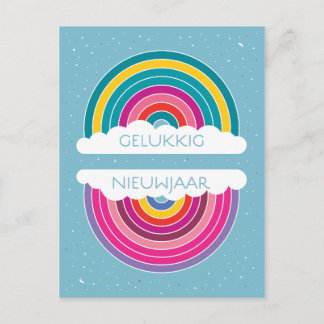 Gelukig Nieuwjaar Postkarte