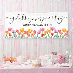 Gelukkige verjaardag banner