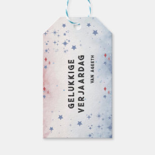 Gelukkige verjaardag geschenkanhänger