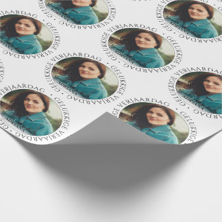 Gelukkige verjaardag geschenkpapier