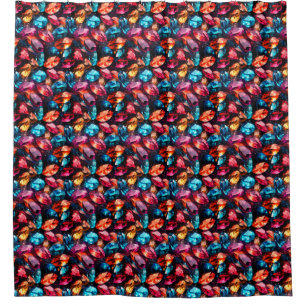 Gem Pattern Duschvorhang
