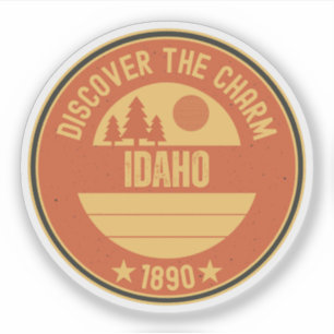 Gem Staat Idaho - Landschaftliches Landschaftsgesc Aufkleber