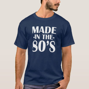 Gemacht im Achtzigerjahre lustigen Shirt für