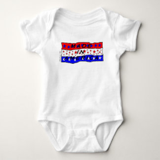 Gemacht im Amerika-Säuglings-Strampler Baby Strampler
