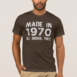 GEMACHT im Jahre 1970 alle VORLAGE zerteilt T-Shirt