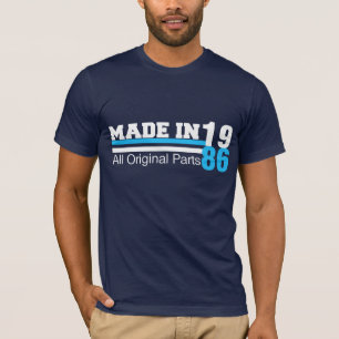 GEMACHT im Jahre 1986 alle VORLAGE zerteilt T-Shirt