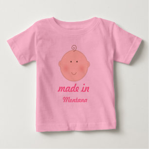 Gemacht im Montanababy-oder -kleinkind-T-Shirt Baby T-shirt