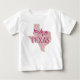 Gemacht im Texas-Mädchen-Baby-T - Shirt-Rosa-Shirt Baby T-shirt (Vorderseite)