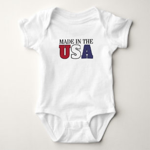 Gemacht im USA-Baby-Strampler Baby Strampler
