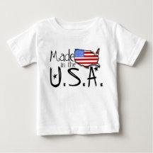 Gemacht im USA-Shirt
