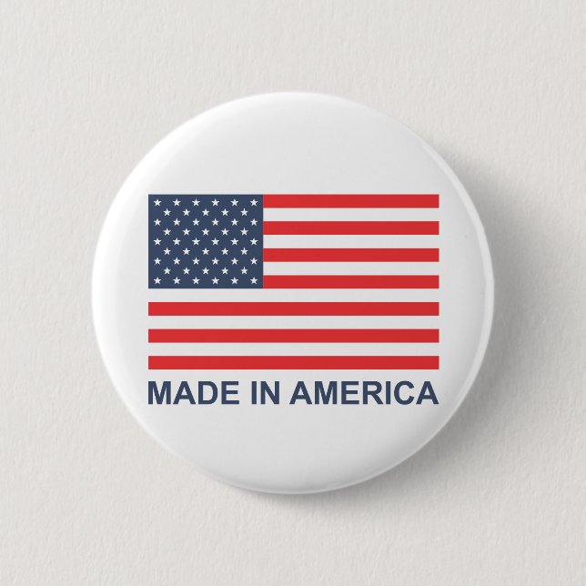 Gemacht in Amerika Button (Vorderseite)