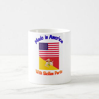 Gemacht in Amerika mit der sizilianischen Kaffeetasse