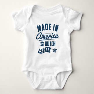 Gemacht in Amerika mit niederländischen Teilen Baby Strampler