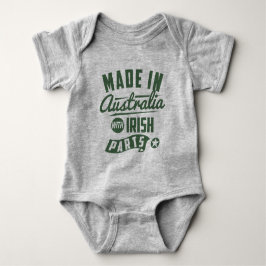 Gemacht in Australien mit irischen Teilen Baby Strampler
