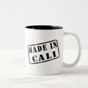 Gemacht in Cali Zweifarbige Tasse
