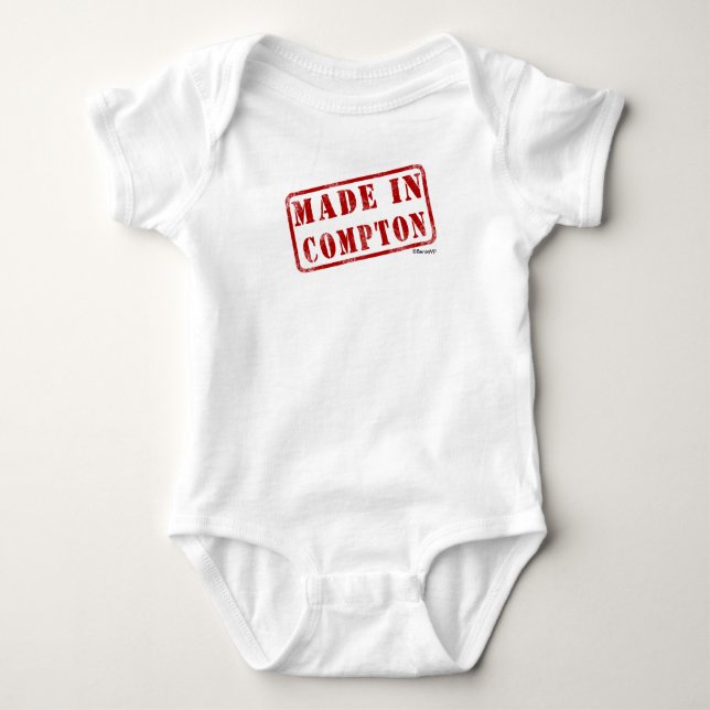 Gemacht in Compton Baby Strampler (Vorderseite)